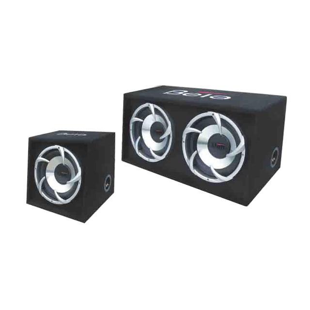 12" Inch Subwoofer Box Design Sealed Enclosure Carpeted Enclosure Under Seat Subwoofer Speaker Box
