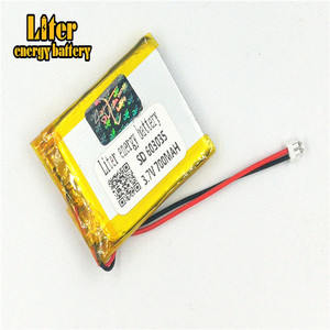 Plug 1.5-<span class=keywords><strong>2</strong></span> P 3.7 V 603035 mah 700 lithium polymer lipo rechargeable battery li ion Solar lithium battery with PCM - Product Image 3