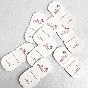 时尚自定义标志耳环项链手镯首饰和发带包装显示卡 - Product Image 5