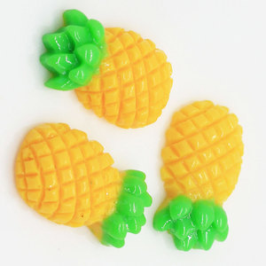 Feuilles vertes jaunes en résine, lot de pièces, jolies décorations artisanales Style ananas, pour la maison, le <span class=keywords><strong>magasin</strong></span>, pour les fêtes et les vacances, offre en ligne - Product Image 3
