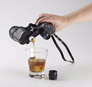 <span class=keywords><strong>Flask</strong></span> duplo <span class=keywords><strong>binocular</strong></span> de 16 oz, frasco de plástico fácil de limpar com funil - Product Image 2