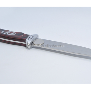 Couteau de chasse à lame fixe, motif en acier, manche en bois Pakkaw, couteau de chasse - Product Image 5