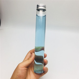 Frasco de Vidrio de Borosilicato Alto, Tubo de Vidrio Alto con Tapa de Aluminio para Velas, 100 ml - Product Image 2