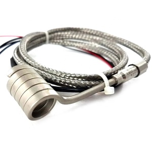 Industrial 220V 250W Enclosed Spiral Spring Nozzle <strong>Heating</strong> <strong>Tube</strong> 15mm 20mm Hot Runner Coil Heater for Injection Moulding - Product Image 4