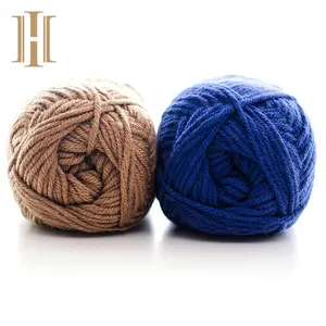 Various Colors Soft Worsted Knitting Baby Yarn Wool Thick Yarns For Crochet