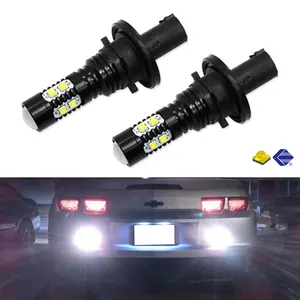 CANbus หลอดไฟ LED 6000 PH16W สีขาว PH24WY K,สำหรับ Chevrolet Camaro Cadillac SRX ฟอร์ดทอรัส GMC Acadi ไฟถอยหลัง