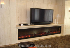 Chimenea Eléctrica Moderna de 2000 mm, Independiente, con Luz LED, Opción Económica para Uso Doméstico o Hotelero, Estilo Madera o Piedras - Product Image 3