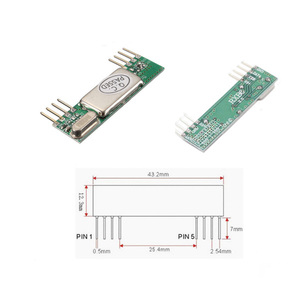 433MHz High Quality RF Superheterodyne Receiver <strong>Module</strong> With Ic SYN500 - Product Image 3