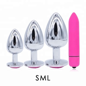 Da donna erotico anale Plug Dildo perline Sex Toy vaginale massaggiatore in metallo Plug proiettile vibratore - Product Image 2