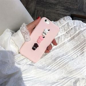 Nóng Mới, Sang Trọng Dễ Thương 3D Sữa Chai Cà Phê Cup Điện Thoại Trường Hợp Bìa Cho iPhone 6 7 6 Cộng Với Mềm TPU trở Lại Fundas Capa Vỏ Túi - Product Image 5