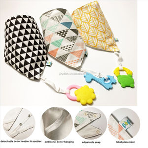 Popfish organic cotton baby drool bandana bibs - Product Image 4