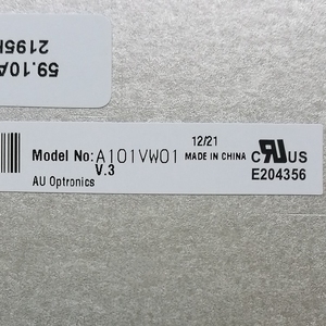 800x480 FPC AUO 60 pin 10.1 zoll <span class=keywords><strong>TFT</strong></span> <span class=keywords><strong>LCD</strong></span> <span class=keywords><strong>Display</strong></span> A101VW01 <span class=keywords><strong>V3</strong></span> - Product Image 3