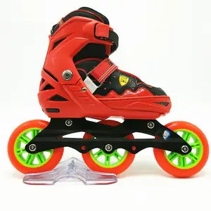 Patins en ligne OEM bon marché, nouveau patinage de vitesse en ligne, Senhai/Action 3 roues, équipement de Fitness, rouleau clignotant