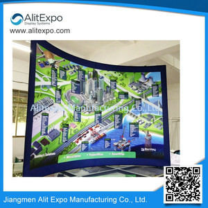 Vivid trade show telón de fondo soporte para la promoción, 2015 recién llegado de tomada en especie - Product Image 6