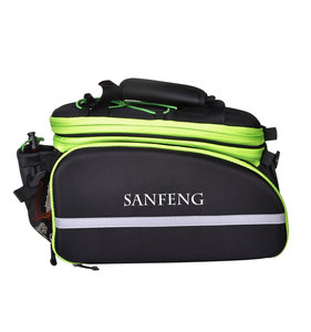 Alta qualità impermeabile riflettente del sedile posteriore della bicicletta <span class=keywords><strong>borsa</strong></span> a tracolla doppia bici portabagagli antipioggia all'ingrosso scatole borse - Product Image 1