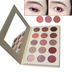 BeautyDom paleta de sombra de ojos 15 <span class=keywords><strong>colores</strong></span> altamente pigmentadas maquillaje sombra de ojos a prueba de agua caliente - Product Image 5