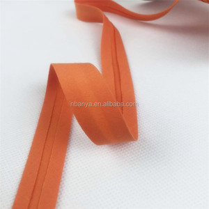 Trung Quốc nhà máy Ribbon Webbing chấ<span class=keywords><strong>t</strong></span> lượng cao 100% cotton thiên vị Băng 5/8 "15 mé<span class=keywords><strong>t</strong></span> chiều rộng AW ANYA Ribbon thiên vị Băng Polyester ren - Product Image 2