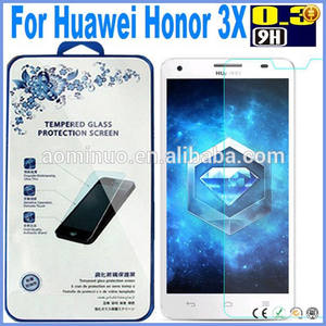 Fournisseur de la chine ultra hd 0.3mm <span class=keywords><strong>film</strong></span> de protection écran pour huawei honneur 3x trempé verre de protection écran - Product Image 1