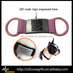 레이저 새겨진 독특한 qr 코드 id 애완 동물 태그/개 태그 일련 번호 - Product Image 2