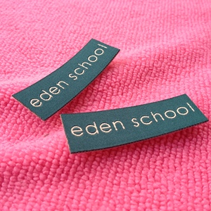 Top-Bán tư nhân Đen Damask dệt nhãn, <span class=keywords><strong>laser</strong></span> cắt nhãn may <span class=keywords><strong>Tag</strong></span> cho phù hợp với - Product Image 6