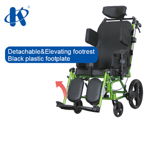 Sedia a rotelle emiplegica economica per bambini con seduta regolabile e schienale Kaiyang KY958-C-36 - Product Image 3