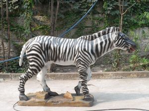 2023 הדמיה הניתנת להתאמה אישית ענק הליכה זברה אנימטרוני בעלי חיים עבור פארק שעשועים - Product Image 5