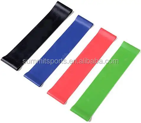 Fitness rubber mini stretch resistance loop bands