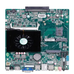 Eelsky 4 세대 i5 프로세서 DDR3 듀얼 코어 SIM 카드 LVDS 마더 보드 콤보 회의 및 교육용 통신