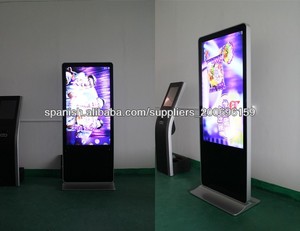 Floor 55inch floor standing Android WIFI touch screen LCD digital wireless local movie listings kiosk advertising loop - Product Image 1
