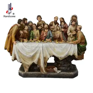Last Supper Wall Hanging Home Decoration Resin Catholic Religious Craft Items