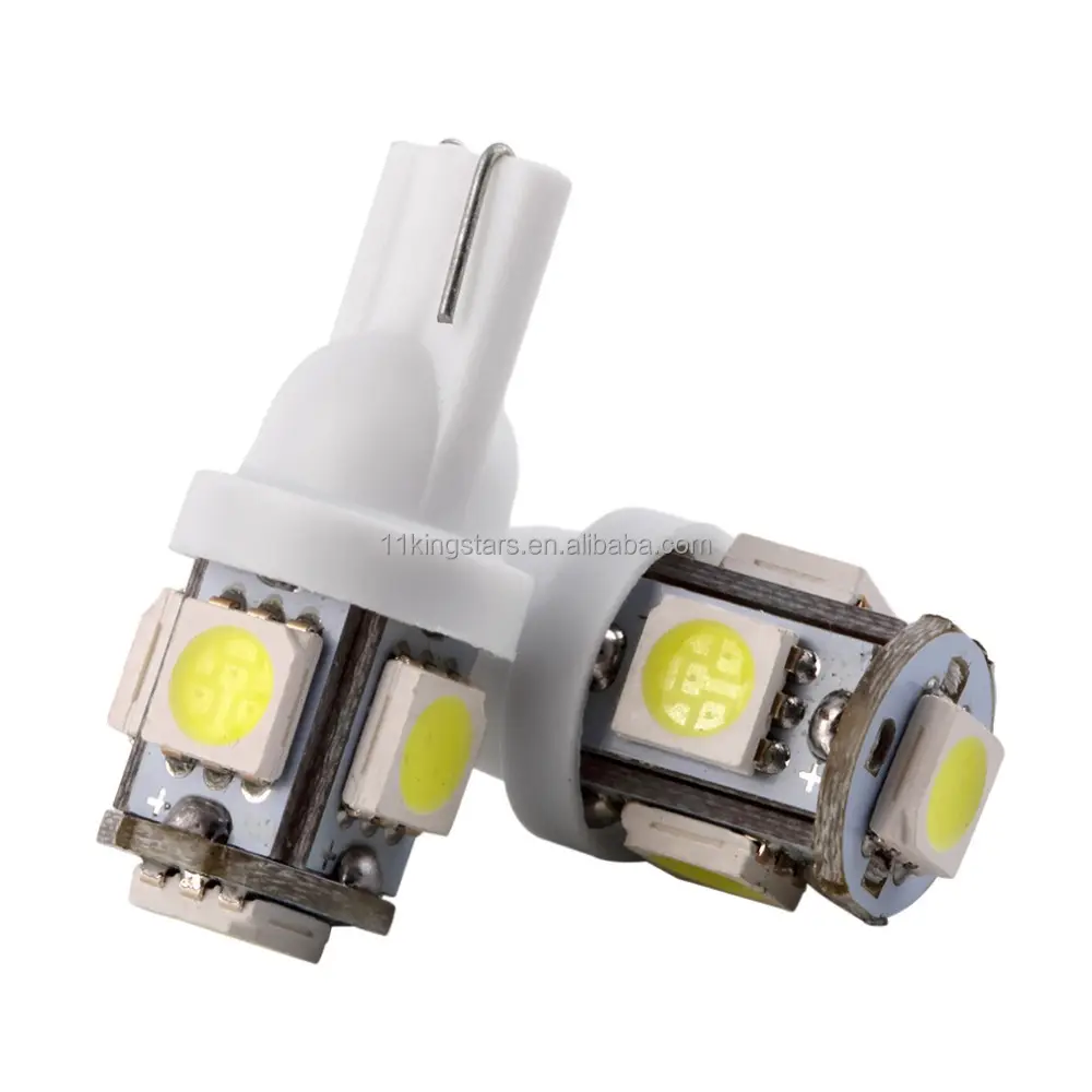 T10 194 168 50505SMDホワイト/ブルー/レッド5 Led自動LEDライトt10 LED、t10 LED電球、t10 LEDライト