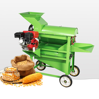 Cao hiệu quả cổ ngô-cối hand crank kết hợp máy tuốt lúa