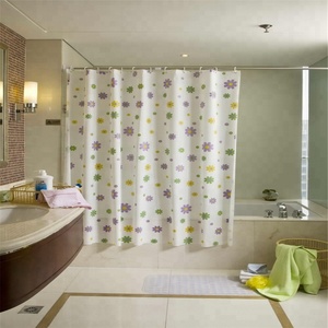 Cortina de <span class=keywords><strong>ducha</strong></span> de <span class=keywords><strong>vinilo</strong></span> impresa personalizada duradera de diseño moderno - Product Image 6