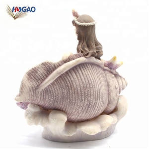 OEM mignon parti home decor sirènes de bande dessinée jouets poupées figurines en résine statues sirène <span class=keywords><strong>figurine</strong></span> - Product Image 5