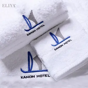 Toalla de baño blanca de 5 estrellas para Hotel, 100% algodón, turco, colección de lujo, muestra gratis, con logotipo