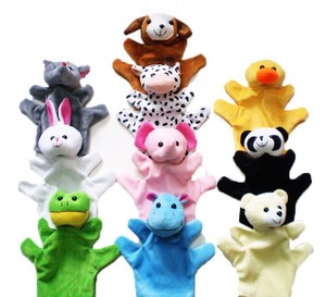 Promozionale Handmade Peluche Animale Dito Marionette per Bambini - Product Image 3