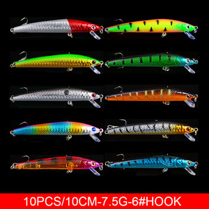 Pesca nuovo Kit lago fiume caldo 42 pz/lotto pesca mista 8 modelli affrontare 42 colori Minnow manovella esche Popper Mix Bait - Product Image 3