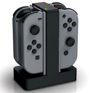 4 Dock per la stazione di ricarica della porta del caricatore per il <span class=keywords><strong>Controller</strong></span> del commutatore <span class=keywords><strong>Nintendo</strong></span>