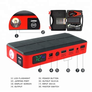 <span class=keywords><strong>Pas</strong></span> <span class=keywords><strong>cher</strong></span> en gros <span class=keywords><strong>batterie</strong></span> de voiture <span class=keywords><strong>booster</strong></span> multi-fonction jump starter avec auto pièces - Product Image 1