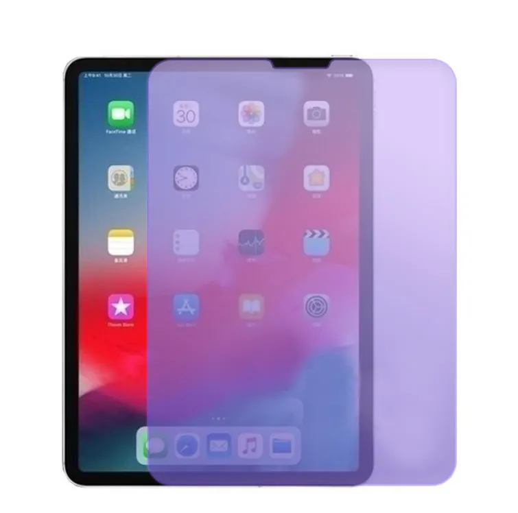 Anti blue Tempered Glass Screen Protector for 2020 new ipad 9.7 11 10.9 air pro 2 3 10.2 10.5 Anti purple Screen protector