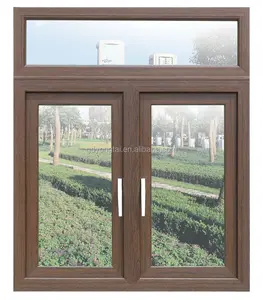 מלזיה UPVC windows עם זכוכית עם חומרה גריל שחור pvc חלון יונדאי אחורי חלון זכוכית