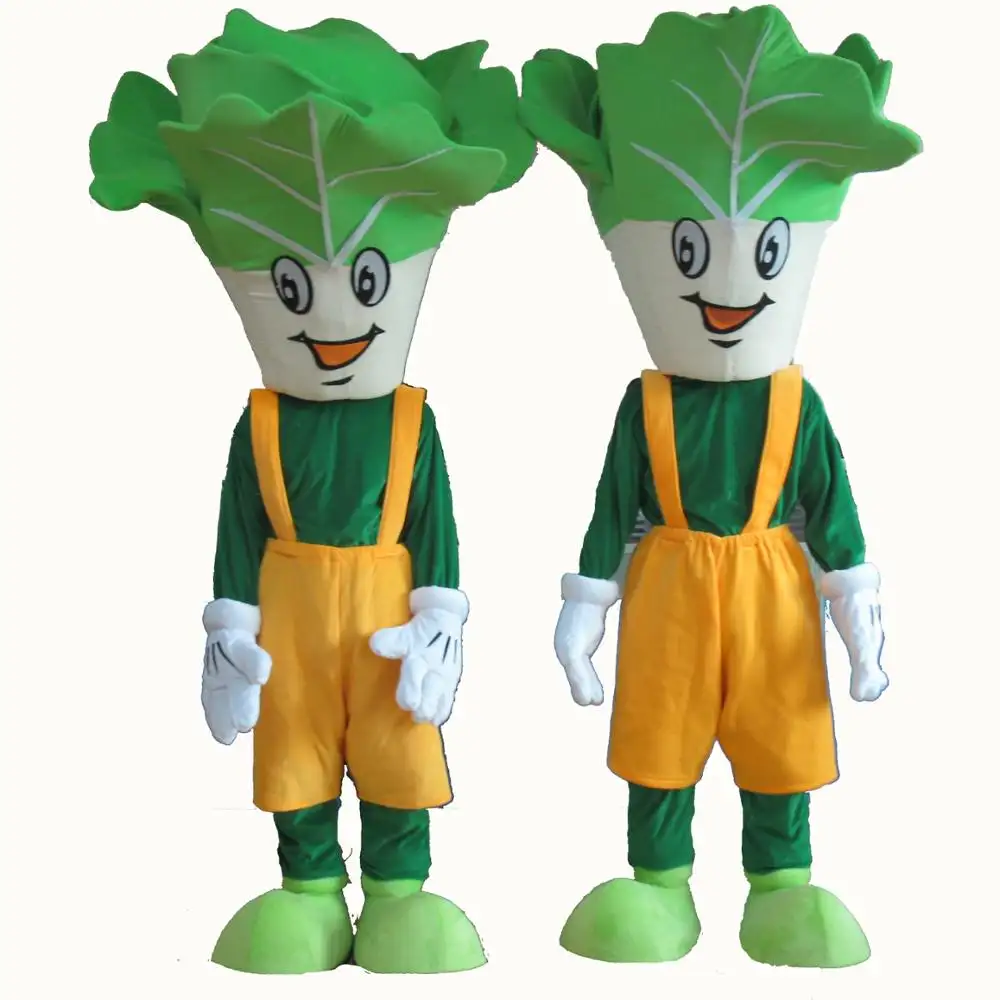 Nhân vật rau linh vật trang phục rau walking mascot costume đối với người lớn