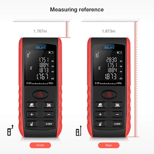 Medidor de Distancia Láser con Función Bluetooth, Cinta Métrica Láser de 80 m - Product Image 2