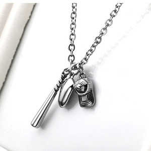 Collana con ciondolo a guanto con berretto da Baseball in <span class=keywords><strong>acciaio</strong></span> inossidabile con gioielli Souvenir della <span class=keywords><strong>lega</strong></span> di Baseball - Product Image 4