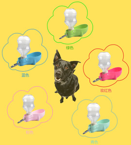 Mascota portátil fuente dispensador de agua automático fuente de agua para mascotas botella de agua del recorrido del perro - Product Image 6