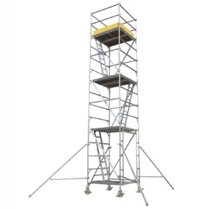 एल्यूमीनियम चल मचान टॉवर सीढ़ी scaffoldings