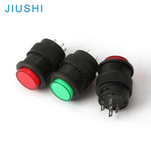 R16-503BD 16Mm Kleine Momentary Drukknop Verlichte Rood Groen Geel - Product Image 3