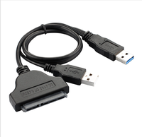 Câble d'alimentation USB3.0 vers SATA pour ordinateur HDD 2.5 ''/électronique/machine Alimentation incluse