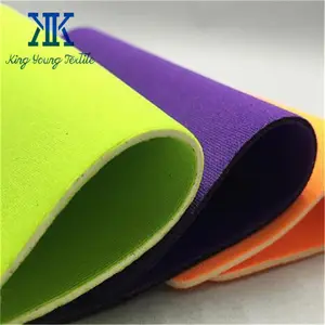 insulated koozie fabric / can cooler polyester fabric neoprene rubber / neoprene with polyester fabric