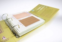 Swatch muestra Binder de madera/muestra de la tela Binder muestra libro fabricante